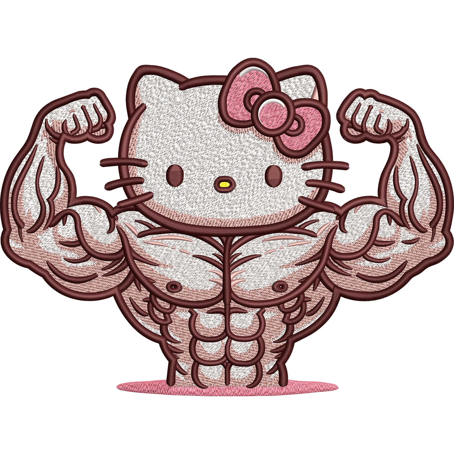 0004 Hello Kitty Muscle - Image 1