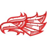 Abstract Tribal Flame